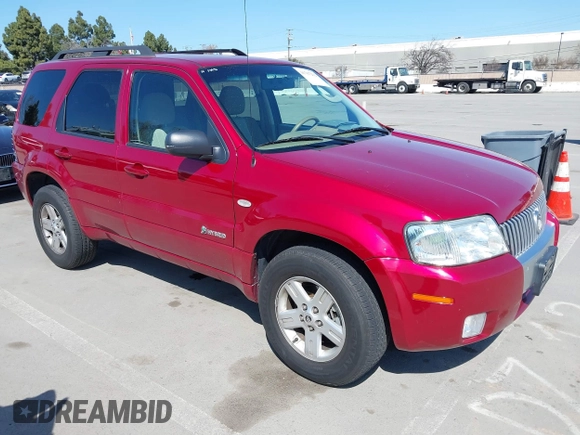 2007 Mercury Mariner with VIN 4M2CU39H27KJ02257, listed as a IAAI auction lot 41767212 with 92,191 mi miles and . Bid and sale history available at DreamBid. Image 1.