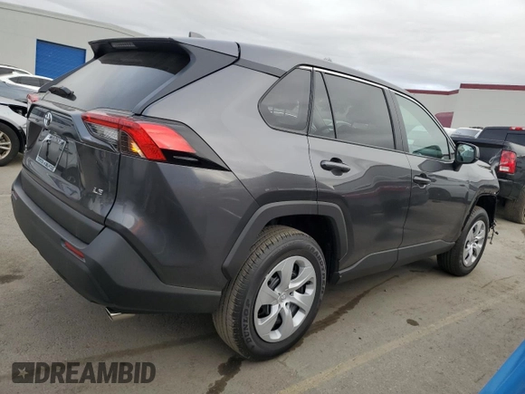 2025 Toyota RAV4 LE with VIN 2T3H1RFV4SC308652, listed as a Copart auction lot 46656685 with 203 mi miles and Salvage Title. Bid and sale history available at carsss.com. Image 3.