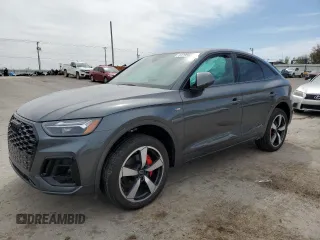 2024 Audi Q5 Sportback S line Premium Plus z VIN WA15AAFY9R2120719, wystawiony jako Copart lot #51295655 z przebiegiem 5 075 mil mil oraz Szkoda całkowita • Salvage title. Historia ofert i sprzedaży dostępna na DreamBid. Obrazek 1.