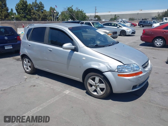 2008 Chevrolet Aveo LS with VIN KL1TD66618B086796, listed as a IAAI auction lot 42755287 with 148,103 mi miles and . Bid and sale history available at DreamBid. Image 1.