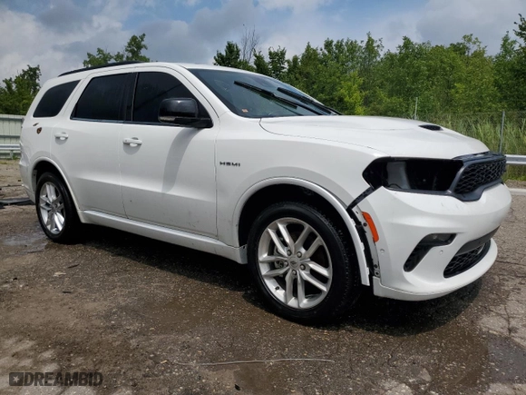 2023 Dodge Durango R/T Plus with VIN 1C4SDJCT5PC558007, listed as a Copart auction lot 65058214 with 38,512 mi miles and Salvage Title. Bid and sale history available at carsss.com. Image 4.