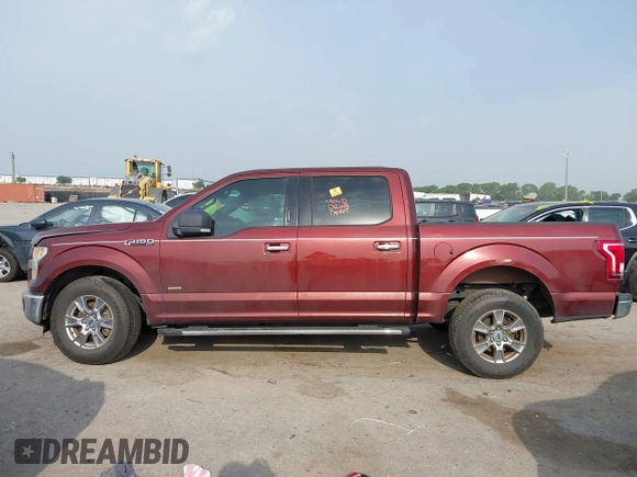 2015 Ford F-150 XL with VIN 1FTEW1CP0FKF21848, listed as a IAAI auction lot 42205248 with Not provided miles and . Bid and sale history available at DreamBid. Image 15.