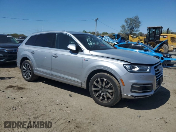 2017 Audi Q7 Premium Plus with VIN WA1LAAF78HD003215, listed as a Copart auction lot 53529185 with 96,960 mi miles and Clean Title. Bid and sale history available at carsss.com. Image 4.