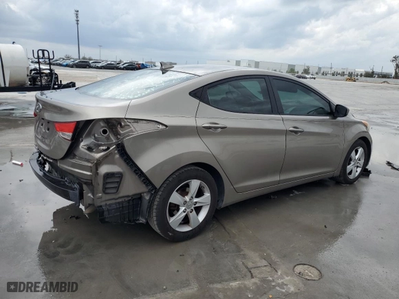 2013 Hyundai Elantra GLS PZEV with VIN 5NPDH4AE6DH344646, listed as a Copart auction lot 45891415 with 139,551 mi miles and Salvage Title. Bid and sale history available at carsss.com. Image 3.