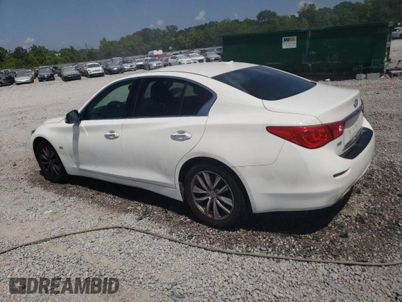 2017 Infiniti Q50 2.0t Sport with VIN JN1CV7AR4HM682389, listed as a Copart auction lot 80712394 with 112,492 mi miles and Salvage Title. Bid and sale history available at carsss.com. Image 2.