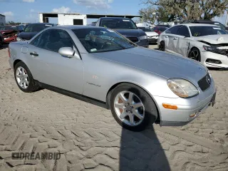 1998 Mercedes-Benz SLK-Class with VIN WDBKK47F6WF059935, listed as a Copart auction lot 77026144 with 0 mi miles and Non Repairable. Bid and sale history available at carsss.com. Image 4.