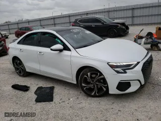 2023 Audi A3 Premium with VIN WAUAUDGY4PA105461, listed as a Copart auction lot 65186083 with 6,156 mi miles. Bid and sale history available at carsss.com. Image 4.