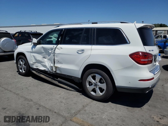 2018 Mercedes-Benz GLS 450 with VIN 4JGDF6EE5JB007020, listed as a Copart auction lot 60976055 with 99,238 mi miles and Salvage title. Bid and sale history available at DreamBid. Image 2.