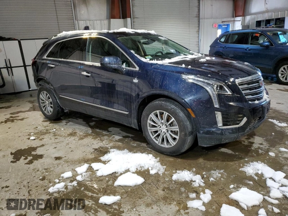 2017 Cadillac XT5 Luxury AWD with VIN 1GYKNDRSXHZ183169, listed as a Copart auction lot 45629905 with 61,903 mi miles and Salvage Title. Bid and sale history available at carsss.com. Image 4.