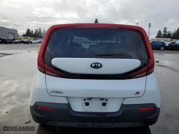 2021 Kia Soul S with VIN KNDJ23AU4M7740780, listed as a Copart auction lot 45237885 with 37,356 mi miles and Salvage Title. Bid and sale history available at carsss.com. Image 6.