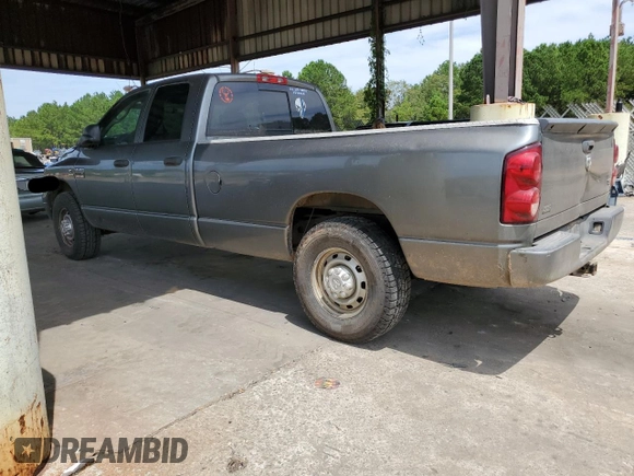 2008 Dodge Ram 2500 SLT with VIN 3D7KR28A28G135341, listed as a Copart auction lot 68936074 with 191,396 mi miles and Salvage Title. Bid and sale history available at carsss.com. Image 2.