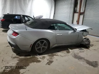 2024 Ford Mustang EcoBoost with VIN 1FAGP8UH2R5133180, listed as a Copart auction lot 87293434 with 24,451 mi miles and Salvage Title. Bid and sale history available at carsss.com. Image 3.