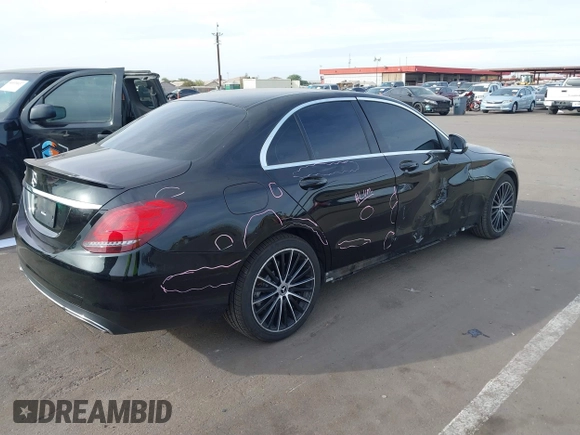 2019 Mercedes-Benz C 300 with VIN WDDWF8DB3KR512990, listed as a IAAI auction lot 40946726 with 116,494 mi miles and . Bid and sale history available at DreamBid. Image 4.