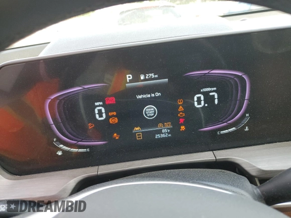 2024 Kia Telluride EX с VIN 5XYP3DGC7RG455996, выставлен на аукционе Copart как лот 54896095 с пробегом 25 362 миль миль и Списание • Salvage title. История ставок и продаж доступна на DreamBid. Изображение 9.