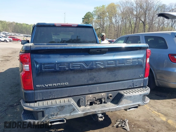 2021 Chevrolet Silverado 1500 LT with VIN 3GCUYDET7MG225635, listed as a IAAI auction lot 41907665 with 84,998 mi miles. Bid and sale history available at carsss.com. Image 16.