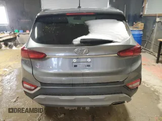 2019 Hyundai Santa Fe SE with VIN 5NMS23AD0KH079064, listed as a Copart auction lot 45982265 with 72,184 mi miles and Salvage Title. Bid and sale history available at DreamBid. Image 6.