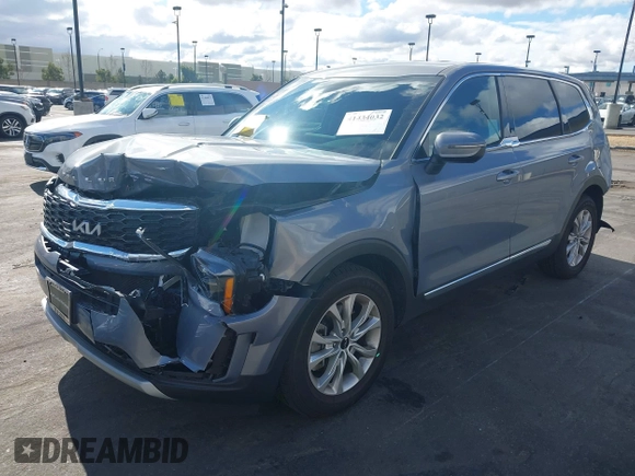 2022 Kia Telluride LX with VIN 5XYP2DHC7NG235365, listed as a IAAI auction lot 41434032 with 32,628 mi miles and . Bid and sale history available at DreamBid. Image 17.
