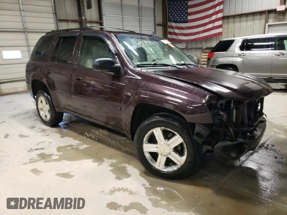 2008 Chevrolet TrailBlazer LT w/3LT with VIN 1GNDT13S782113852, listed as a Copart auction lot 51027784 with 163,593 mi miles and Salvage Title. Bid and sale history available at carsss.com. Image 4.
