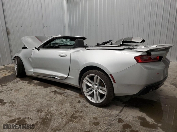 2017 Chevrolet Camaro 2LT with VIN 1G1FD3DS5H0100014, listed as a Copart auction lot 84487054 with 0 mi miles and Clean Title. Bid and sale history available at carsss.com. Image 2.
