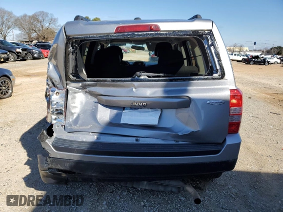2017 Jeep Patriot Latitude with VIN 1C4NJPFB6HD184093, listed as a Copart auction lot 47581285 with 161,546 mi miles and Salvage Title. Bid and sale history available at DreamBid. Image 6.