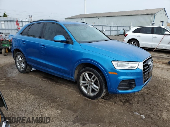 2017 Audi Q3 Premium with VIN WA1ECCFS2HR007654, listed as a Copart auction lot 59002885 with 138,741 mi miles and Clean title. Bid and sale history available at DreamBid. Image 4.
