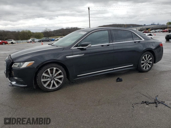 2017 Lincoln Continental Premiere with VIN 1LN6L9PK0H5609211, listed as a Copart auction lot 48737375 with 209,826 mi miles and Salvage Title. Bid and sale history available at carsss.com. Image 1.