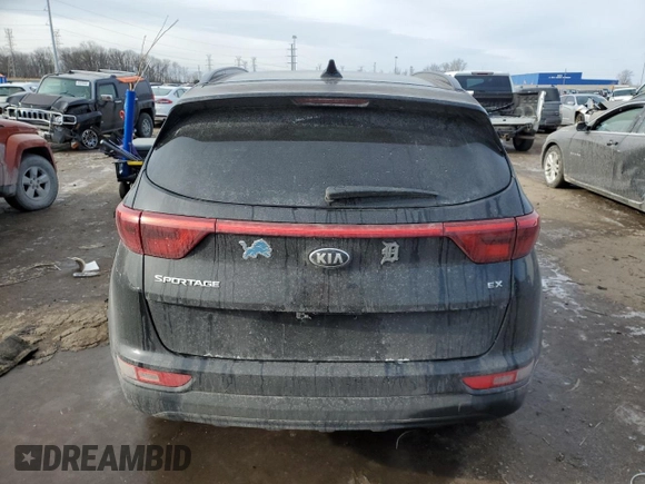 2018 Kia Sportage EX with VIN KNDPNCAC9J7482065, listed as a Copart auction lot 44206645 with 112,811 mi miles and Clean Title. Bid and sale history available at carsss.com. Image 6.