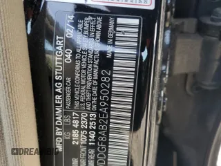 2014 Mercedes-Benz C 300 Sport with VIN WDDGF8AB2EA950282, listed as a Copart auction lot 52581065 with 84,664 mi miles and Salvage Title. Bid and sale history available at DreamBid. Image 12.