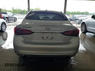 2020 Infiniti Q50 Pure with VIN JN1EV7AP5LM206636, listed as a Copart auction lot 54479215 with 79,174 mi miles and Salvage title. Bid and sale history available at DreamBid. Image 6.