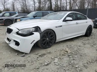 2014 BMW 6 Series 650i xDrive with VIN WBA6B4C54ED371324, listed as a Copart auction lot 49016325 with 113,395 mi miles and Salvage Title. Bid and sale history available at carsss.com. Image 1.