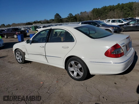 2007 Mercedes-Benz E 550 with VIN WDBUF72X37B021084, listed as a Copart auction lot 48695235 with 119,538 mi miles and Salvage Title. Bid and sale history available at DreamBid. Image 2.