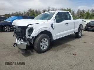 2022 Ford F-150 XL with VIN 1FTEX1EP7NKF07020, listed as a Copart auction lot 63406765 with 34,633 mi miles and Clean title. Bid and sale history available at DreamBid. Image 1.