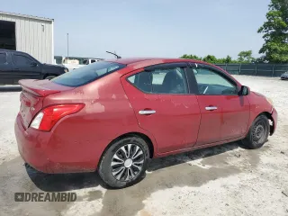 2013 Nissan Versa SV with VIN 3N1CN7AP7DL873081, listed as a Copart auction lot 57222385 with 151,978 mi miles and Salvage title. Bid and sale history available at DreamBid. Image 3.