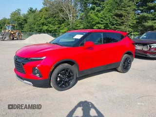 2022 Chevrolet Blazer LT with VIN 3GNKBHR48NS123334, listed as a IAAI auction lot 42666158 with 57,732 mi miles and . Bid and sale history available at DreamBid. Image 2.