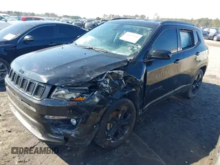 2021 Jeep Compass Altitude with VIN 3C4NJCBB4MT604761, listed as a IAAI auction lot 41643245 with 63,647 mi miles. Bid and sale history available at carsss.com. Image 18.