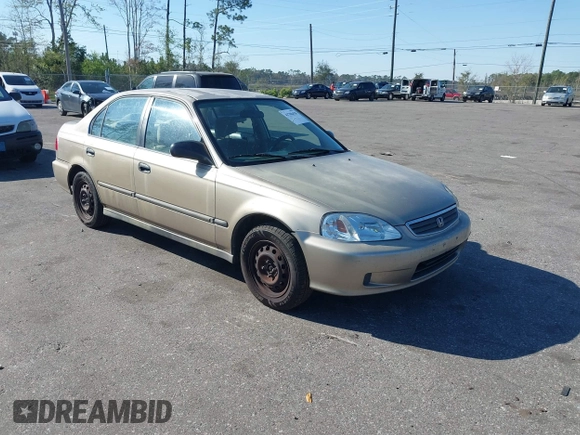 2000 Honda Civic LX with VIN 1HGEJ6577YL022486, listed as a IAAI auction lot 41786438 with 173,488 mi miles and . Bid and sale history available at DreamBid. Image 1.