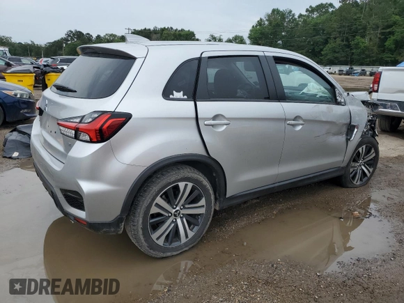 2021 Mitsubishi Outlander SE with VIN JA4APVAU3MU025935, listed as a Copart auction lot 57871655 with 63,451 mi miles and Salvage title. Bid and sale history available at DreamBid. Image 3.