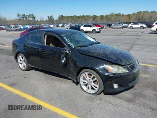2006 Lexus IS 350 with VIN JTHBE262065009466, listed as a IAAI auction lot 41848882 with 177,603 mi miles and . Bid and sale history available at DreamBid. Image 1.