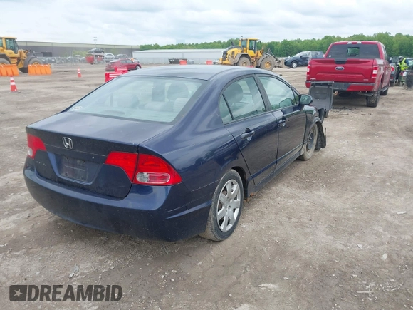 2008 Honda Civic LX z VIN 1HGFA16528L023887, wystawiony jako IAAI lot #42258235 z przebiegiem 262 586 mil mil oraz . Historia ofert i sprzedaży dostępna na DreamBid. Obrazek 4.