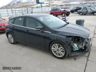 2015 Ford Focus Titanium with VIN 1FADP3N28FL234988, listed as a Copart auction lot 45776425 with 72,307 mi miles and Salvage Title. Bid and sale history available at carsss.com. Image 4.