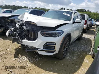 2021 BMW X5 sDrive40i with VIN 5UXCR4C02M9E09481, listed as a Copart auction lot 58950655 with Not provided miles and Salvage title. Bid and sale history available at DreamBid. Image 1.