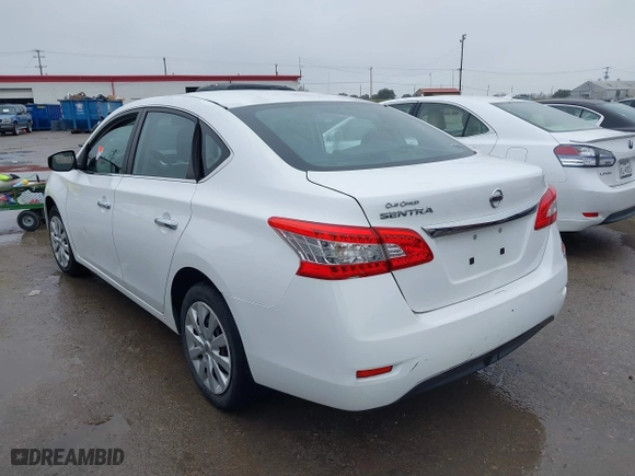 2015 Nissan Sentra S with VIN 3N1AB7AP7FY239291, listed as a IAAI auction lot 41457087 with 120,110 mi miles. Bid and sale history available at carsss.com. Image 3.