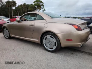 2003 Lexus SC 430 with VIN JTHFN48YX30043941, listed as a Copart auction lot 74352394 with Not Provided miles and Salvage Title. Bid and sale history available at DreamBid. Image 2.