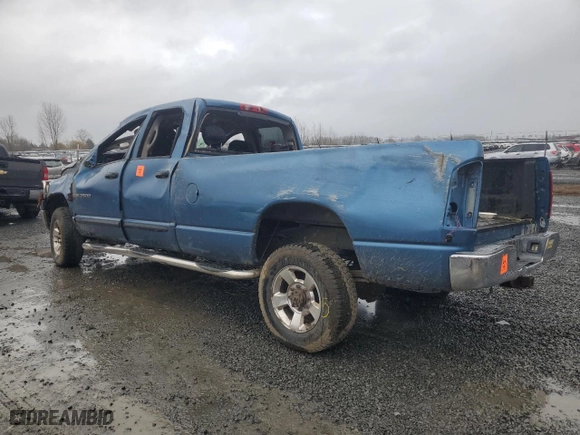 2005 Dodge Ram 2500 SLT with VIN 3D7KS28C65G810903, listed as a Copart auction lot 42445865 with 0 mi miles and Salvage Title. Bid and sale history available at carsss.com. Image 2.