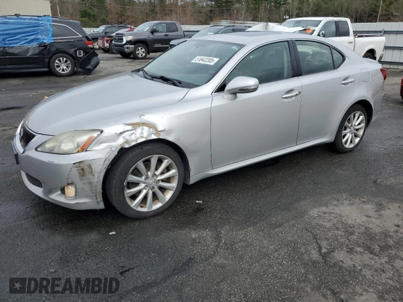 2010 Lexus IS 250 with VIN JTHCF5C26A5043749, listed as a Copart auction lot 51842205 with 175,930 mi miles and Salvage Title. Bid and sale history available at carsss.com. Image 1.