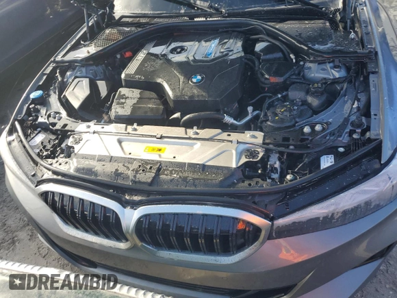 2024 BMW 3 Series 330e with VIN 3MW39FF07R8E10100, listed as a Copart auction lot 74525254 with 0 mi miles and Non Repairable. Bid and sale history available at carsss.com. Image 11.