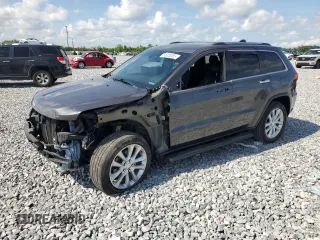 2017 Jeep Grand Cherokee Limited 75th Anniversary with VIN 1C4RJFBT0HC781742, listed as a Copart auction lot 55928265 with 122,277 mi miles and Salvage title. Bid and sale history available at DreamBid. Image 1.