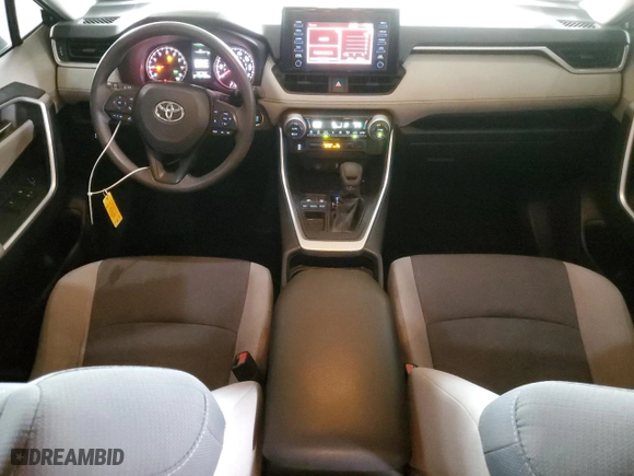 2019 Toyota RAV4 XLE with VIN JTMW1RFV8KD507982, listed as a Copart auction lot 53147335 with 75,495 mi miles and Salvage Title. Bid and sale history available at carsss.com. Image 8.