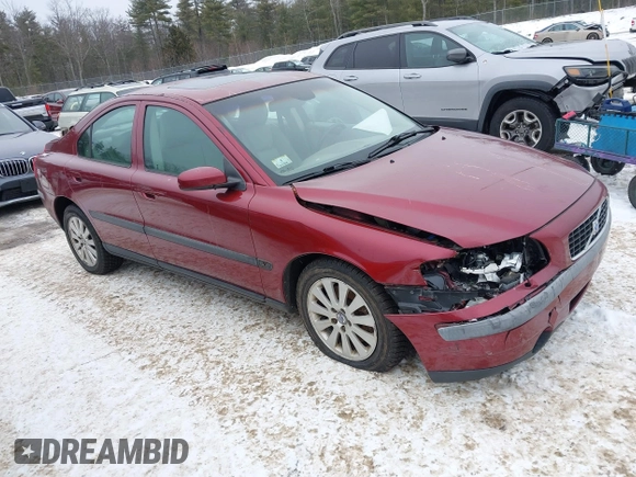 2004 Volvo S60 with VIN YV1RH59H442383340, listed as a IAAI auction lot 41454188 with 148,703 mi miles. Bid and sale history available at carsss.com. Image 1.