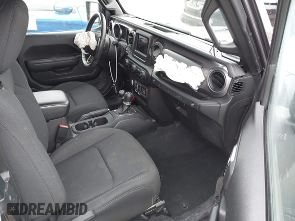 2022 Jeep Wrangler Willys Sport with VIN 1C4GJXAN7NW252931, listed as a IAAI auction lot 40972143 with 12,823 mi miles and . Bid and sale history available at DreamBid. Image 5.